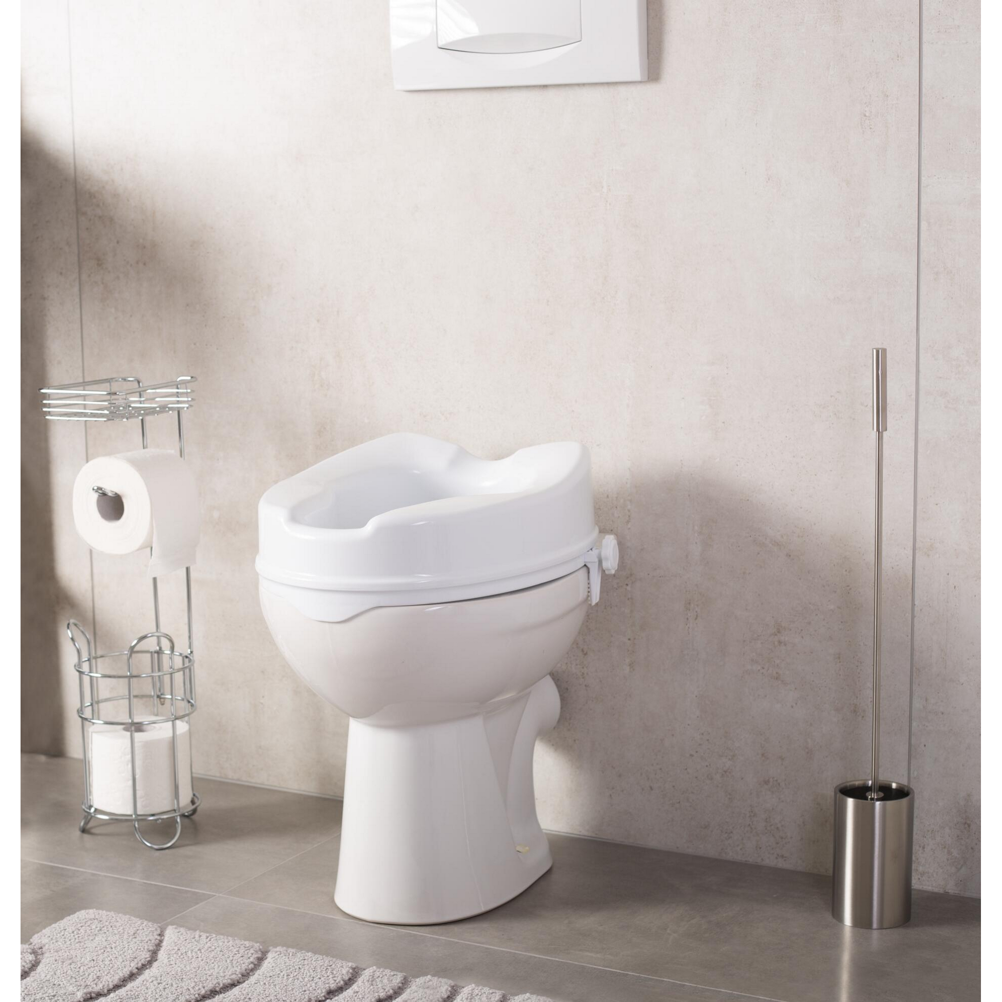 WC-Sitzerhöhung 'Sam' weiß 36 x 10 cm + product picture