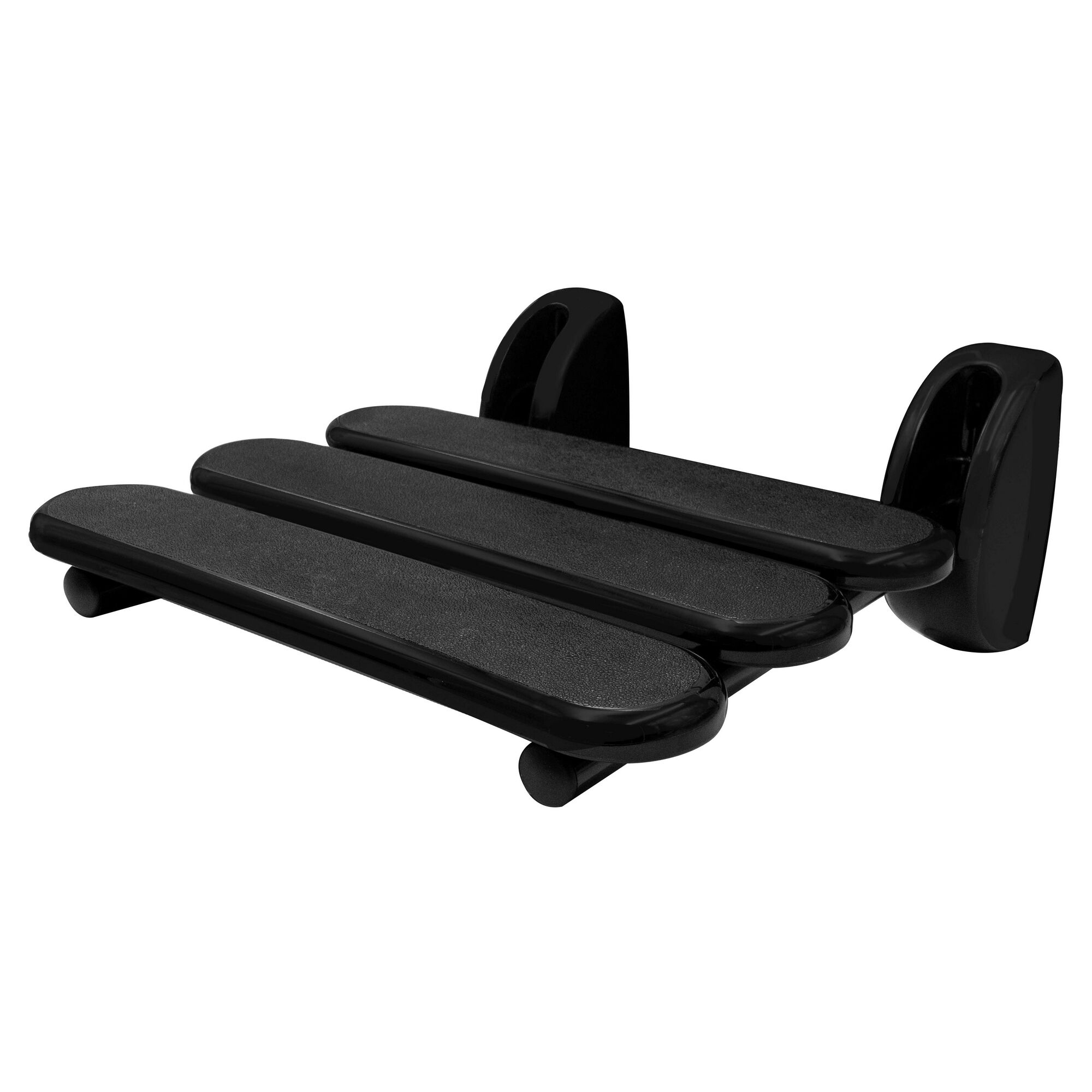 Schwarzer Dusch-Klappsitz Pro