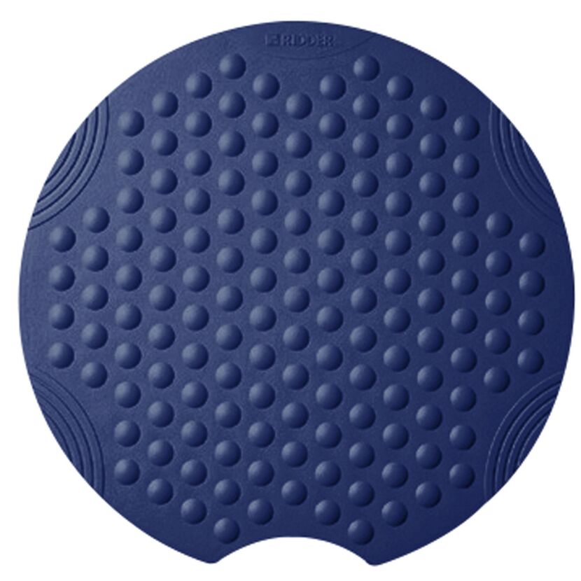 Blaue Duscheinlage Tecno Plus, rund