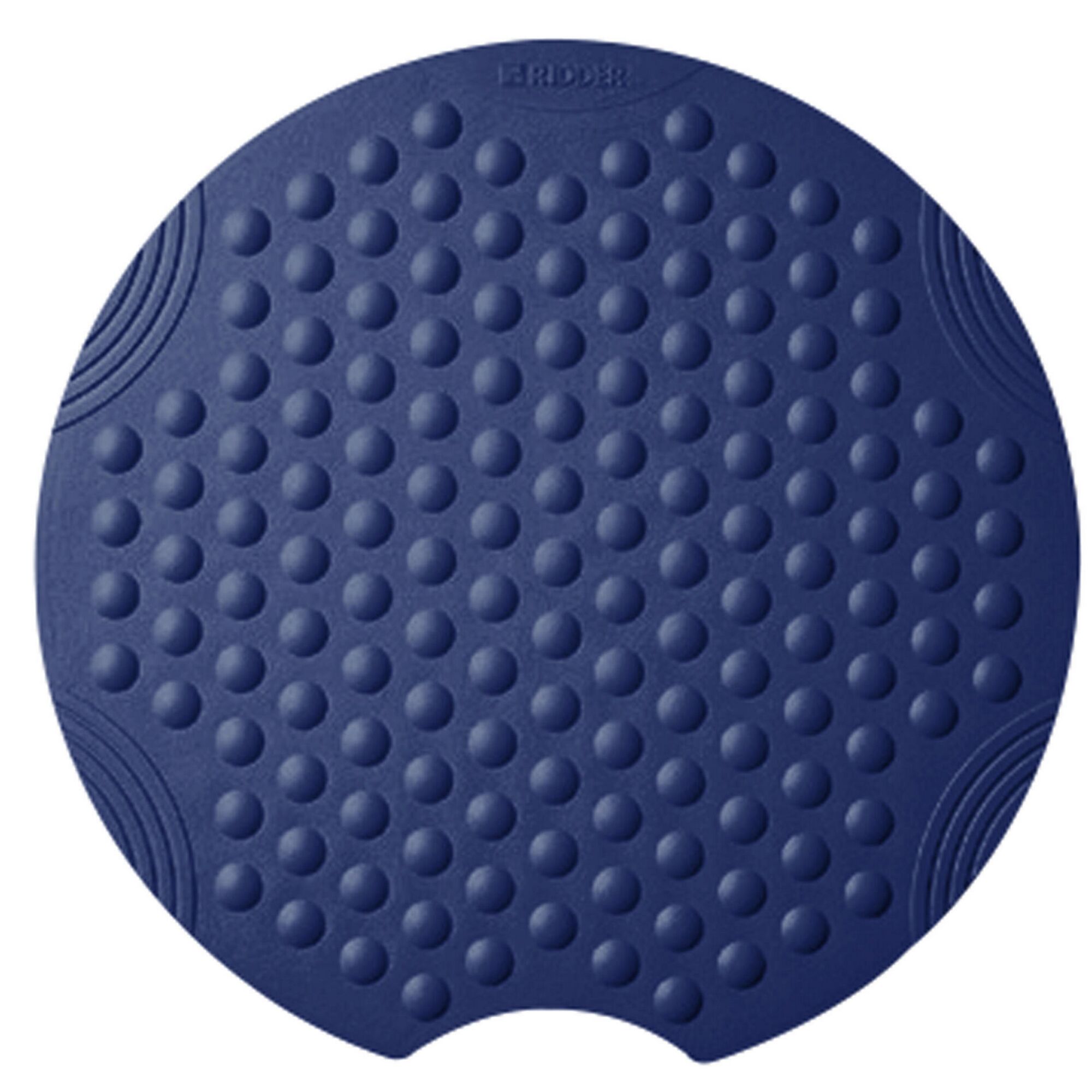 Blaue Duscheinlage Tecno Plus, rund