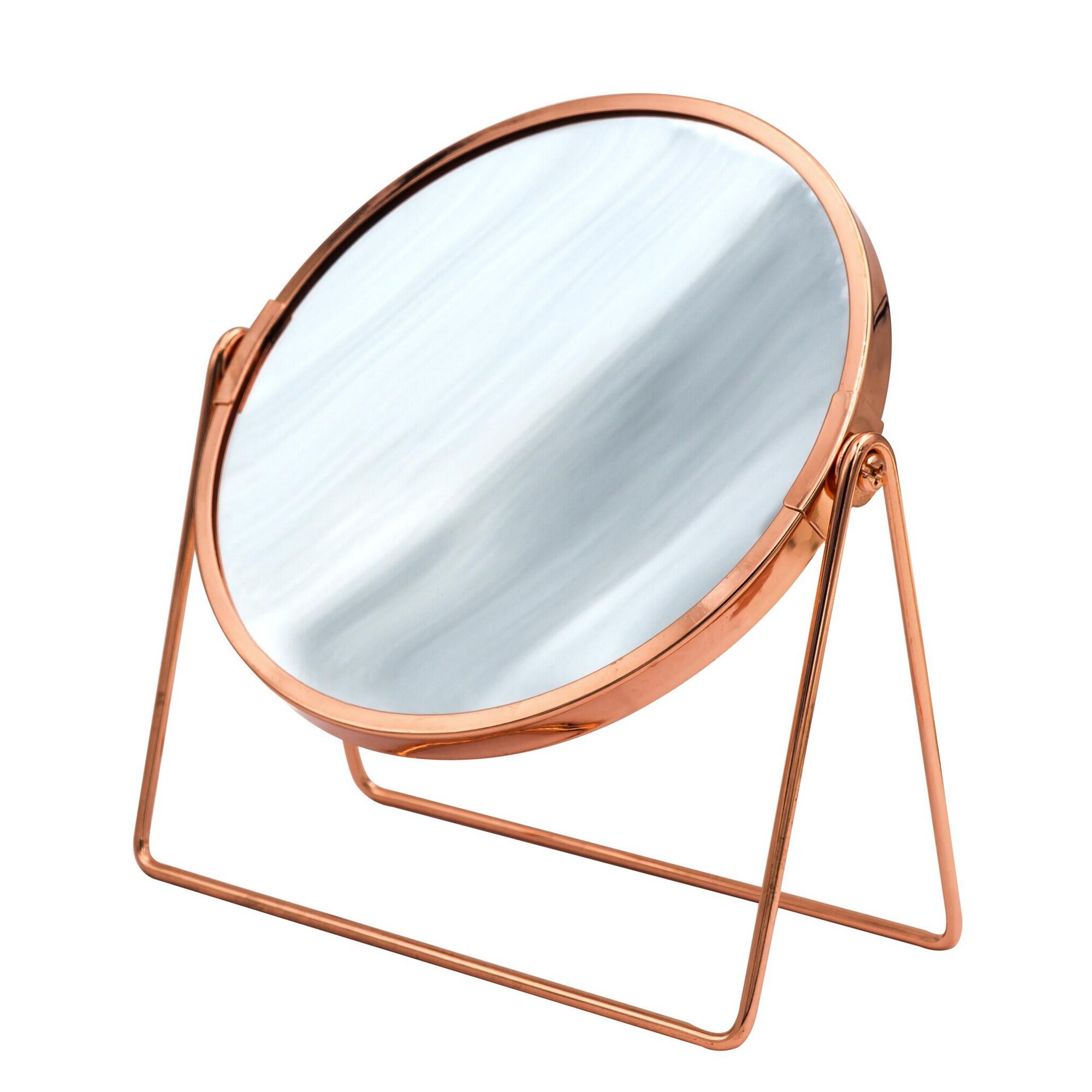 Runder Kosmetikspiegel mit Standfuß