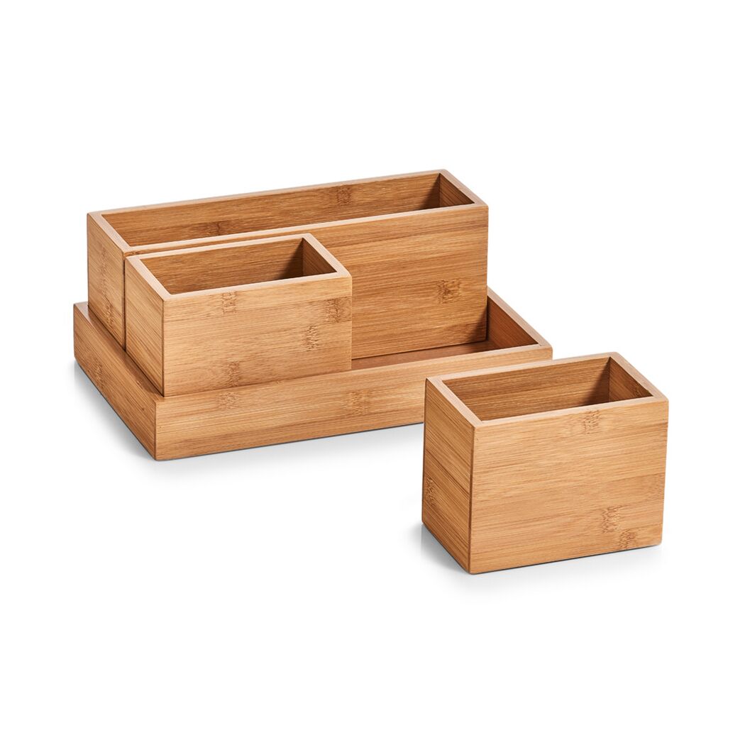 Stiftehalter Set aus Bambus