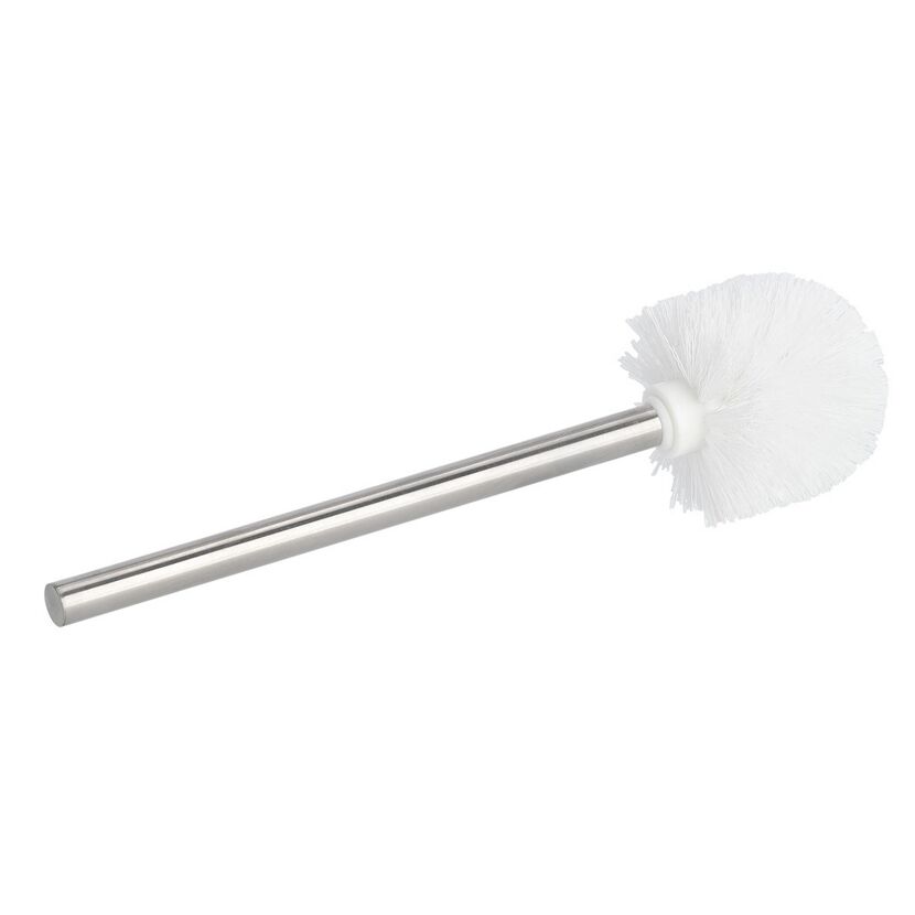 Toilettenbürste mit silbernem Griff