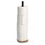 WC-Rollenhalter aus Bambus mit Toilettenpapier