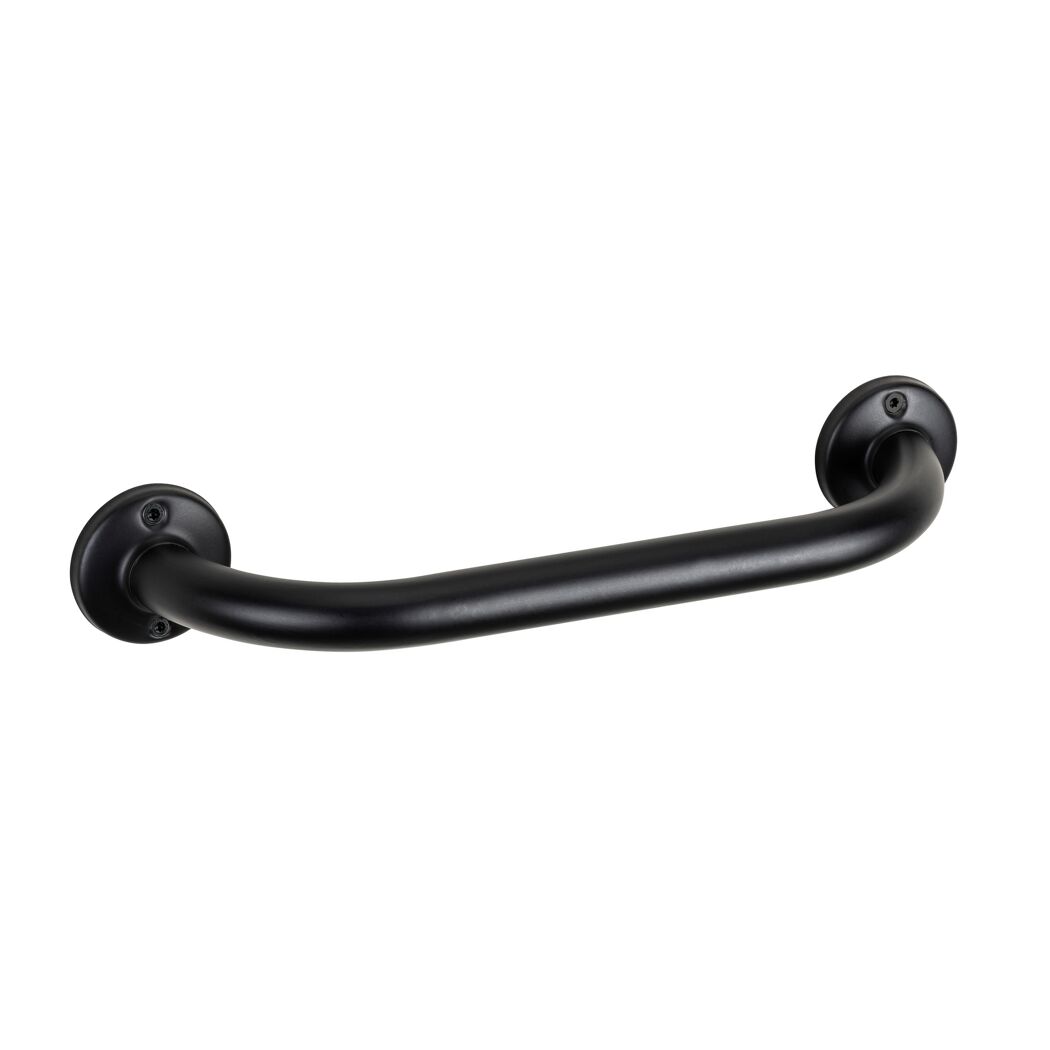 Badewannengriff 'Basic Black' Edelstahl 30 cm