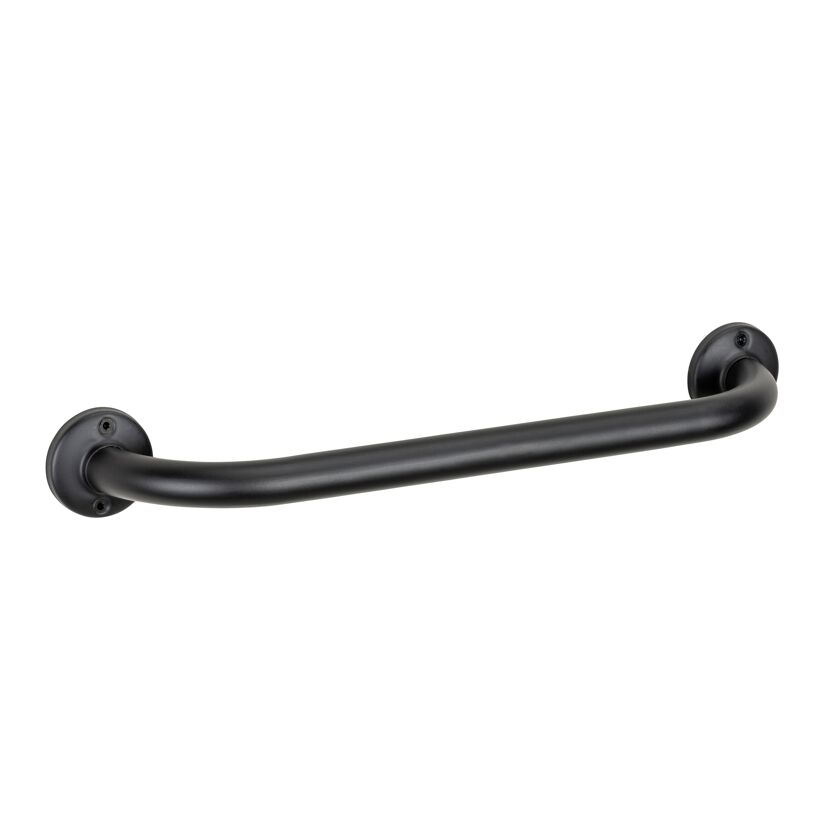 Badewannengriff 'Basic Black' Edelstahl 40 cm