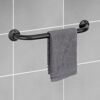 Badewannengriff 'Basic Black' Edelstahl 40 cm