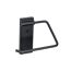 Toilettenpapierhalter 'Basic Black' Edelstahl
