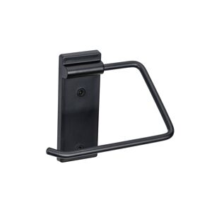 Toilettenpapierhalter 'Basic Black' Edelstahl