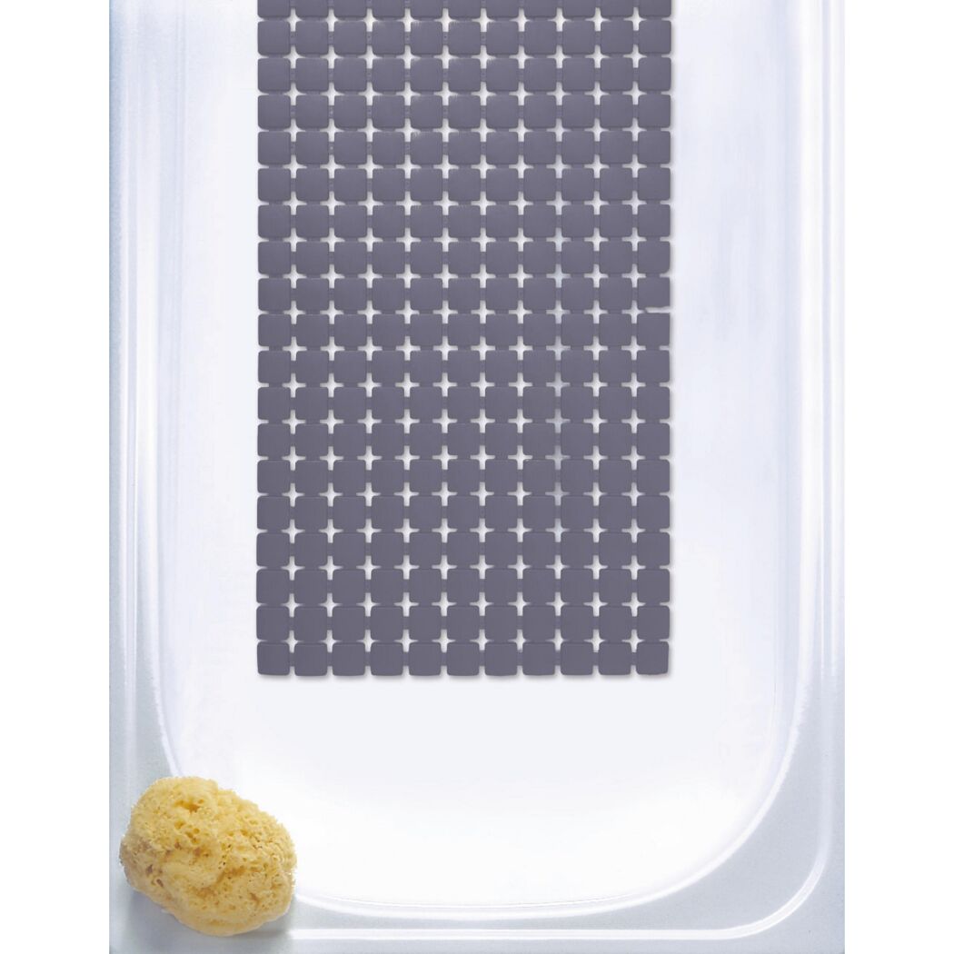Badewanneneinlage 'Nevis' grau 39 x 68 cm