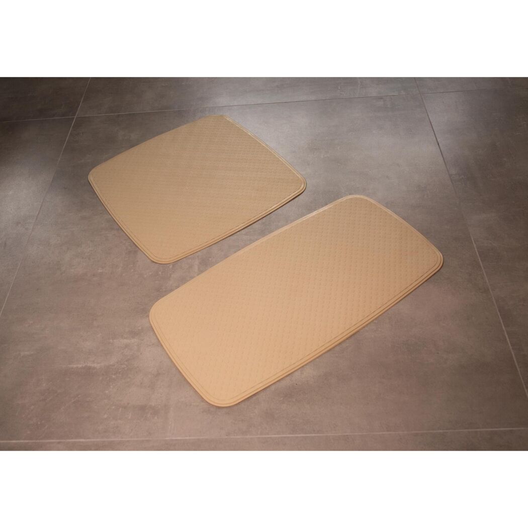 Badewanneneinlage 'Capri' beige 38 x 72 cm