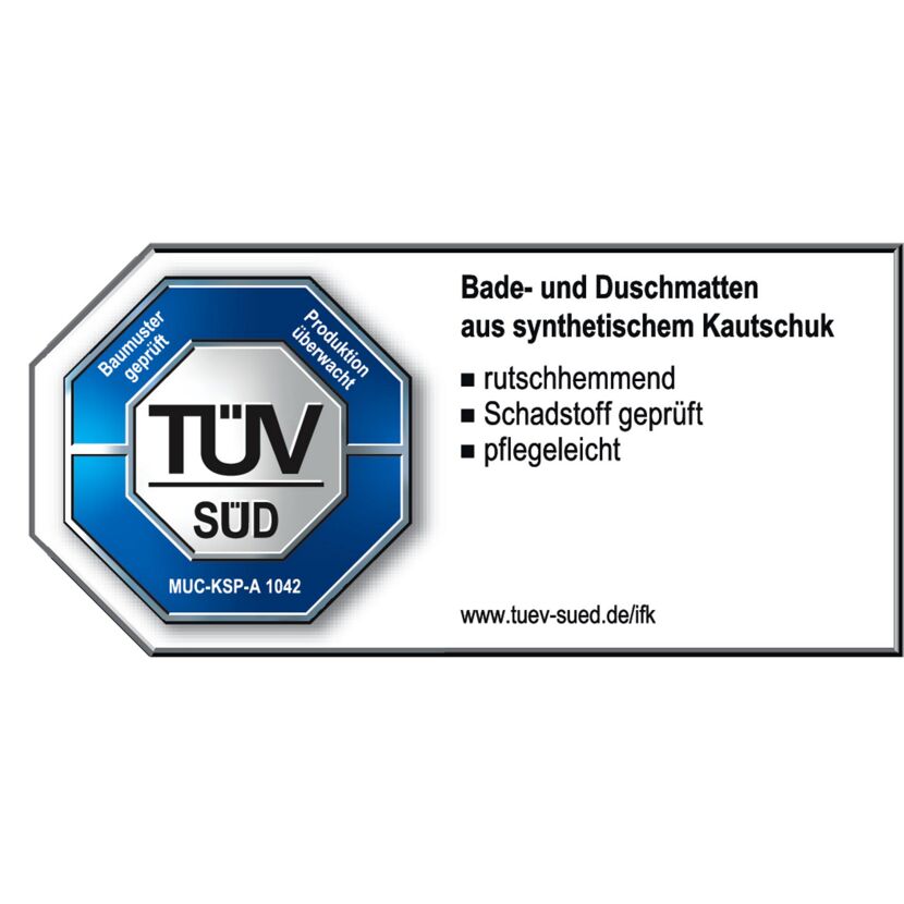 Duscheinlage 'Capri' beige 54 x 54 cm