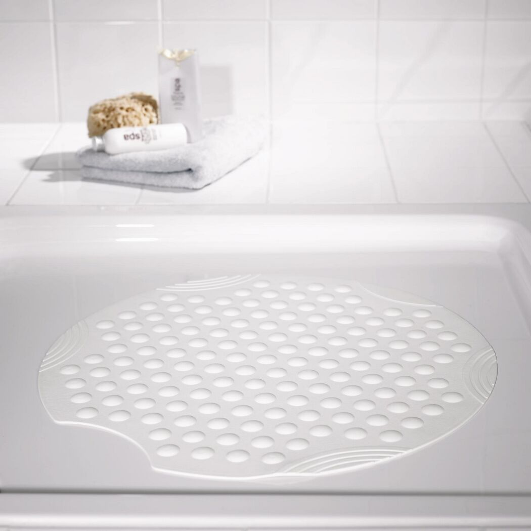 Duscheinlage 'Tecno' weiß Ø 55 cm