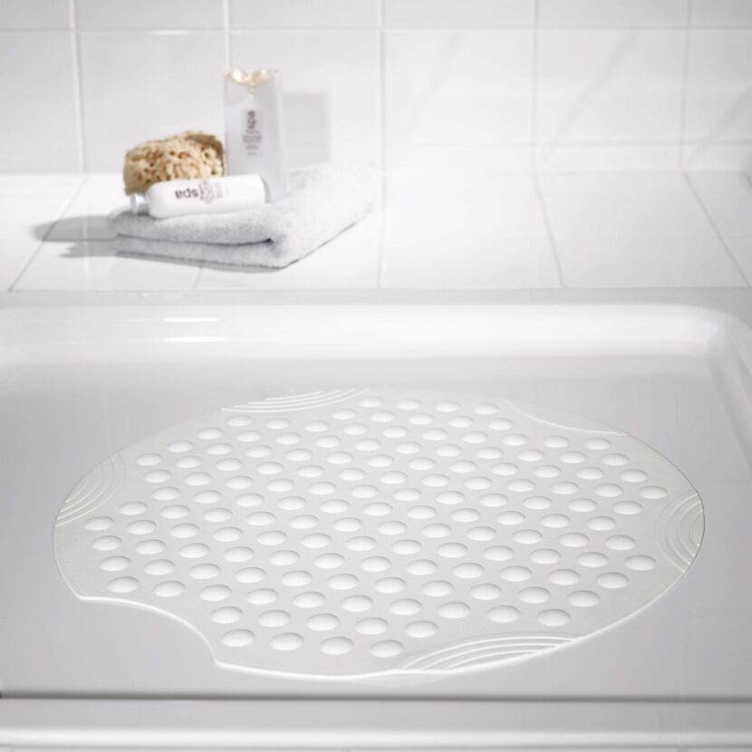 Duscheinlage 'Tecno' weiß Ø 55 cm