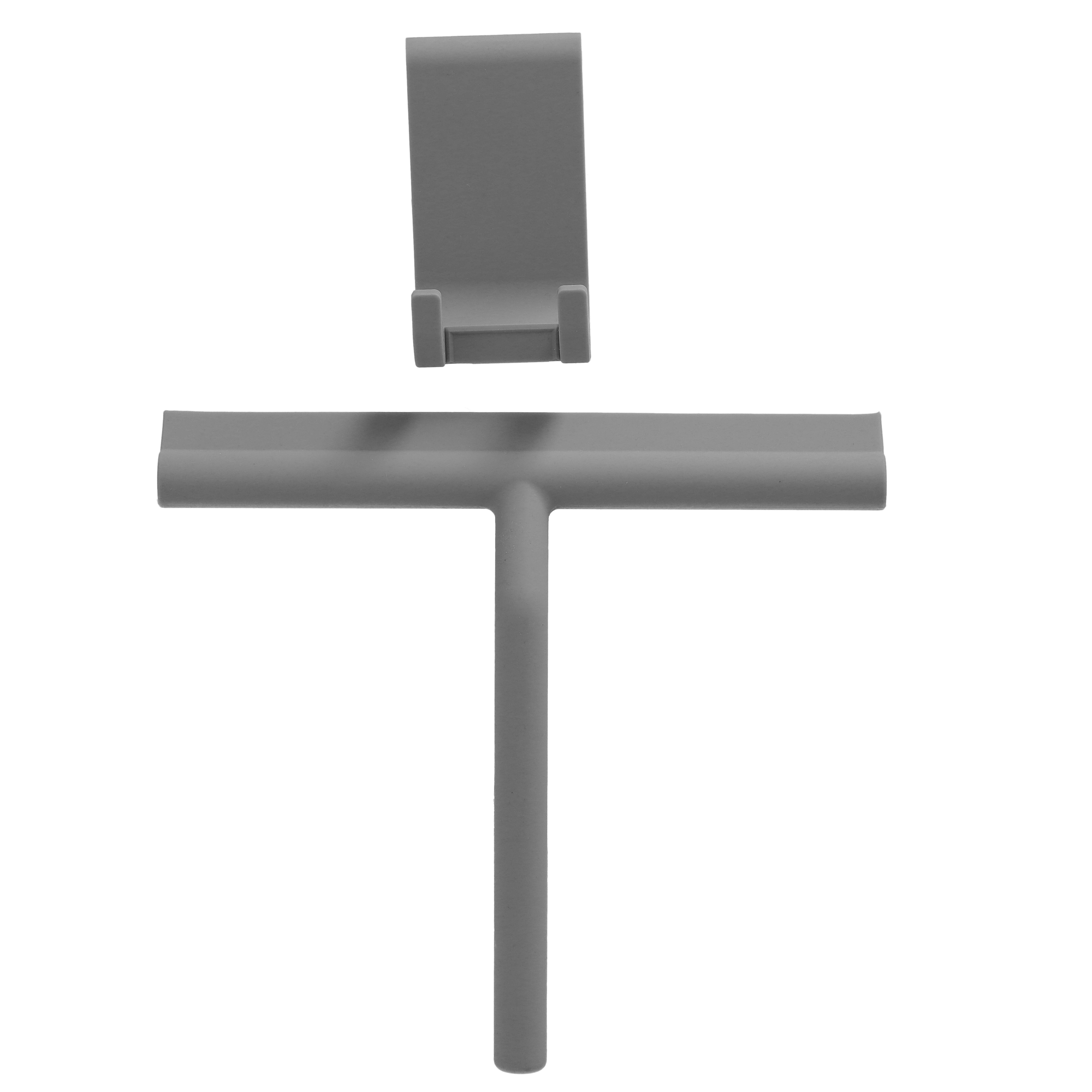 Duschabzieher grau 21 x 19 cm