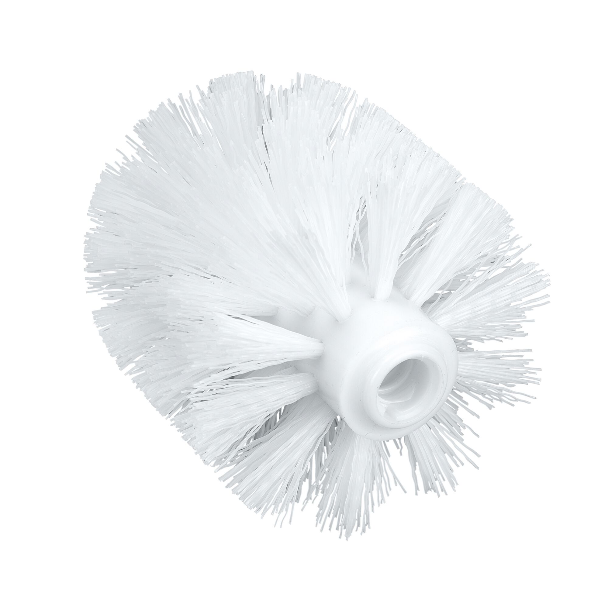 Weiße Ersatzbürste für WC-Garnitur