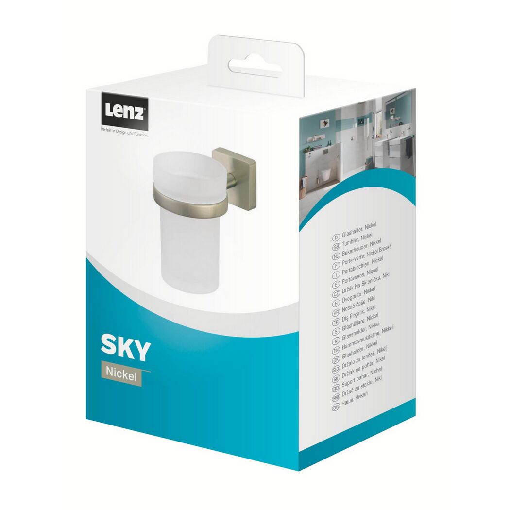 Lenz SKY Nickel Glashalter Produktverpackung