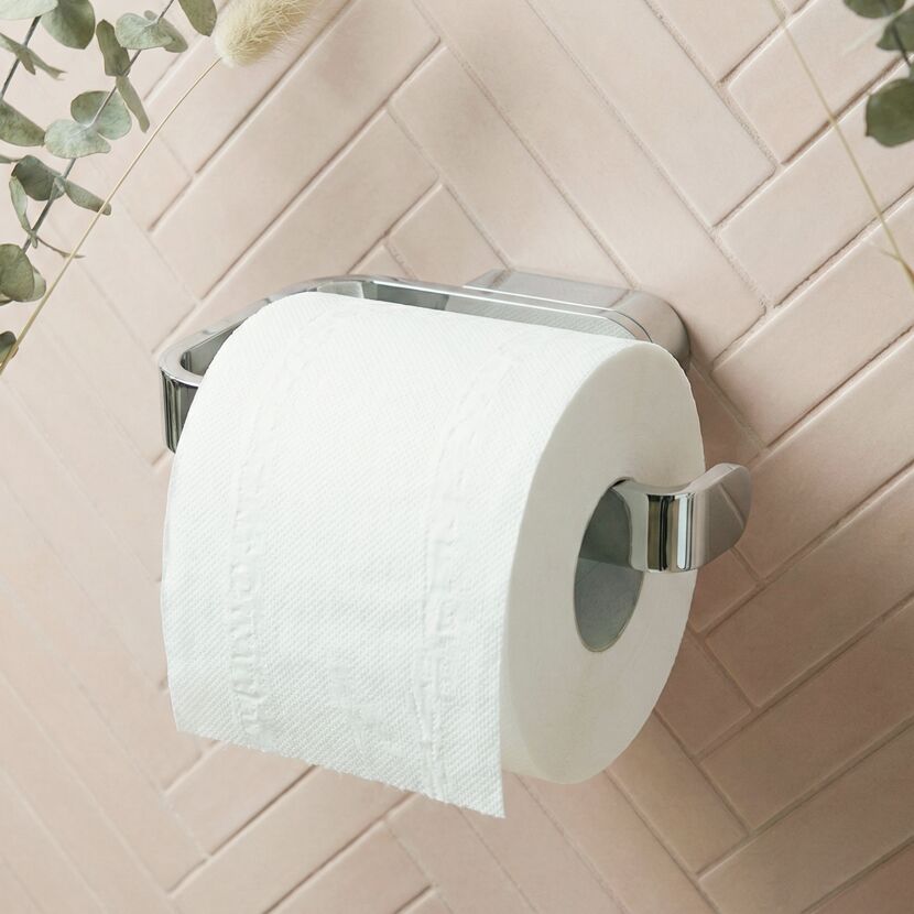 Toilettenpapierhalter 'Aura' wandhängend verchromt