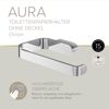 Toilettenpapierhalter 'Aura' wandhängend verchromt