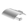 Toilettenpapierhalter mit Deckel 'Aura' wandhängend verchromt