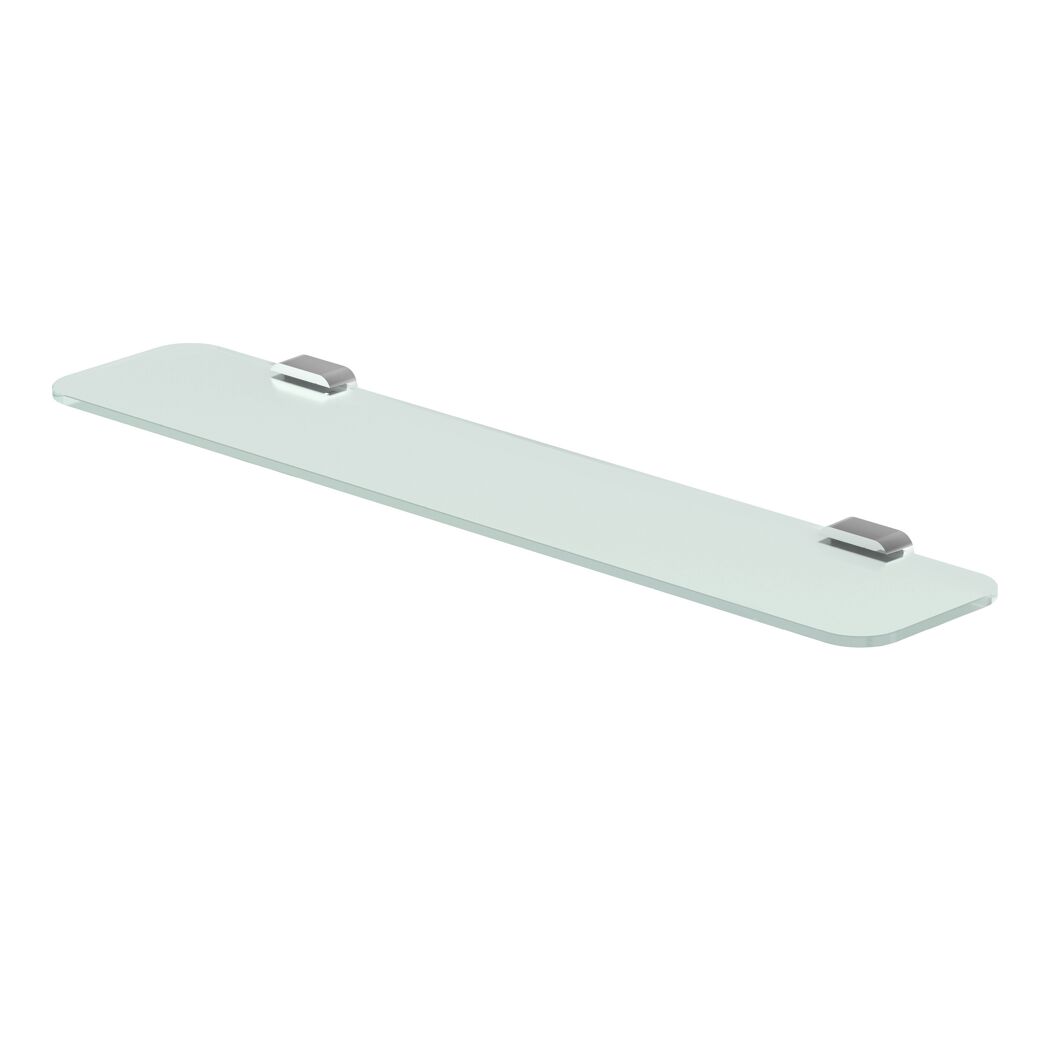 Badablage 'Aura' Glas verchromt 60 x 12,8 x 2 cm