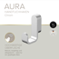 Handtuchhaken 'Aura' eckig verchromt