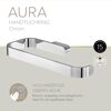 Handtuchhalter 'Aura' verchromt 20,5 cm