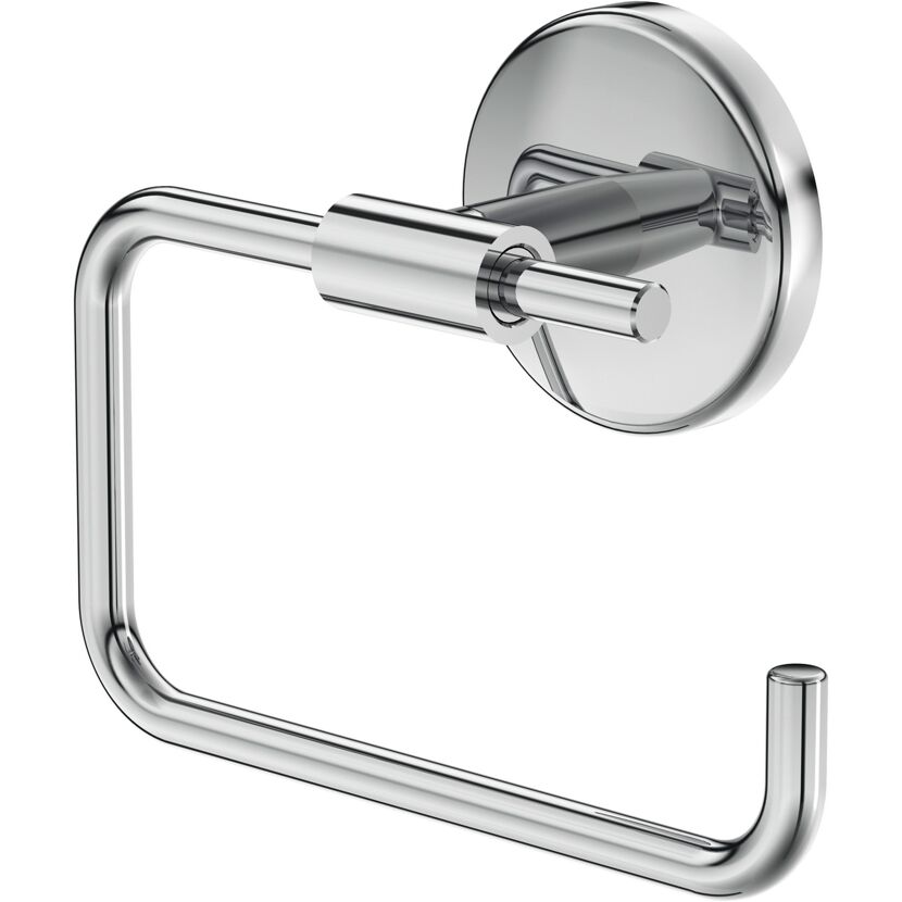 Chromfarbener Rollenhalter