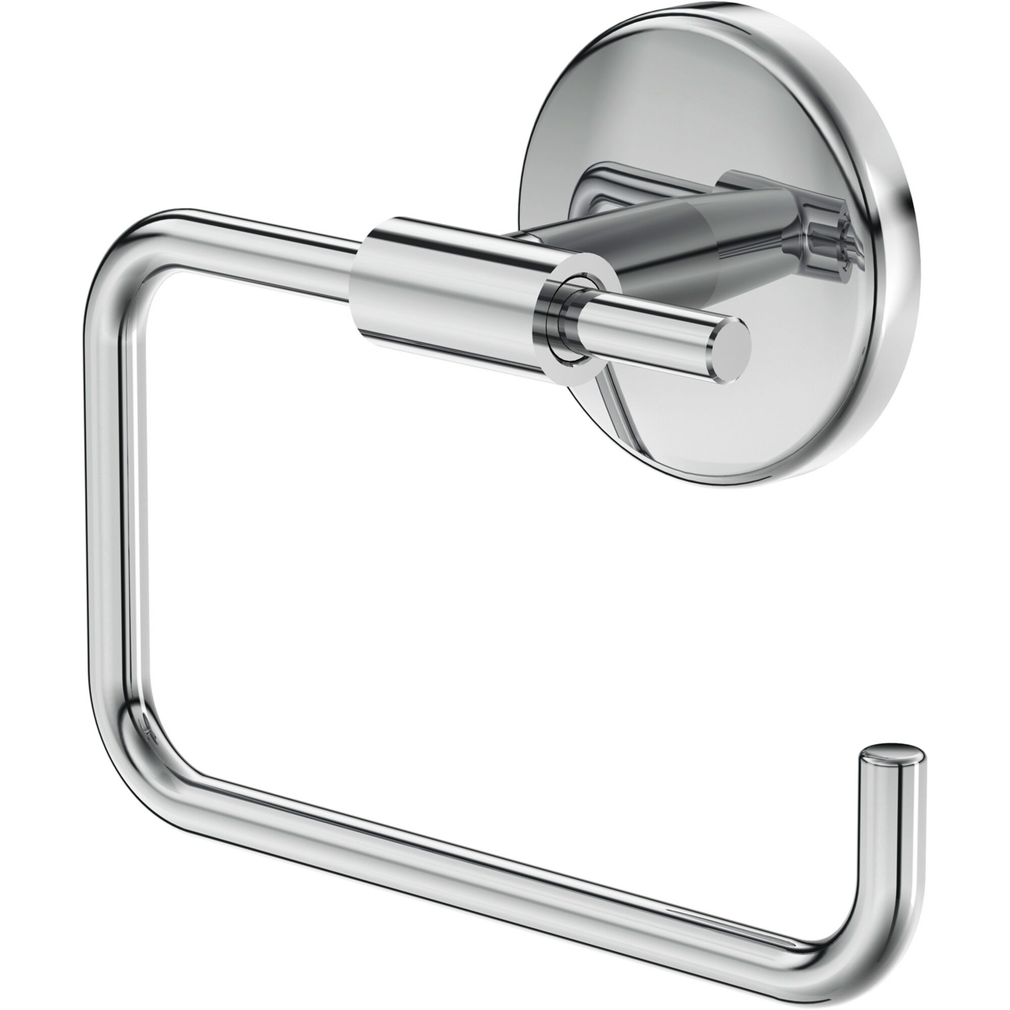 Chromfarbener Rollenhalter