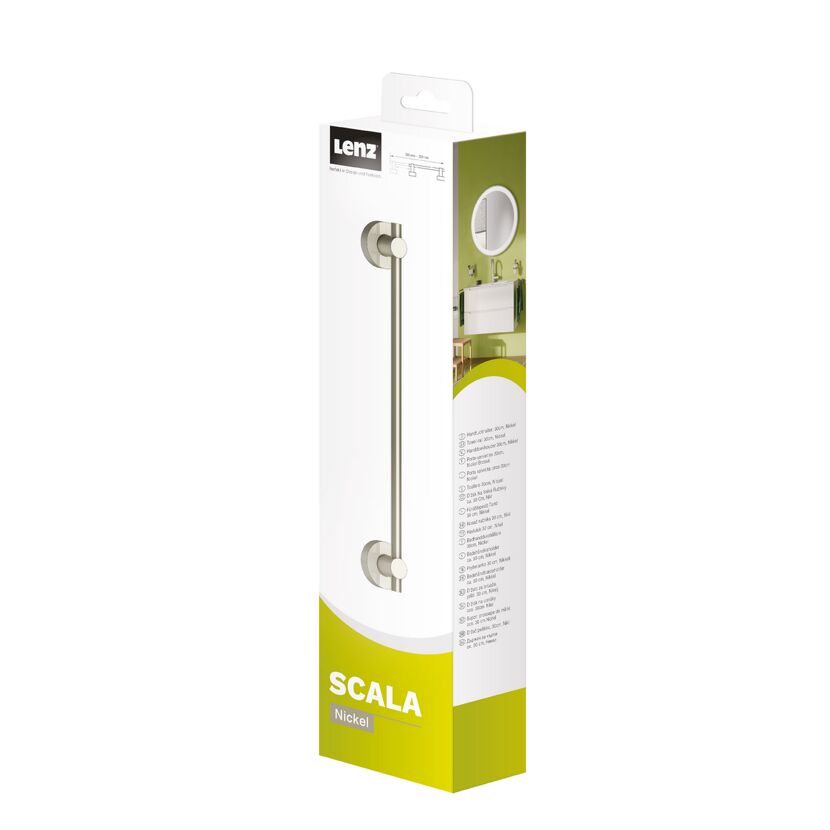 Handtuchhalter Scala Nickel 30 cm in Verpackung