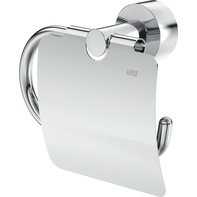 Chromfarbener Toilettenpapierhalter PISA von Lenz