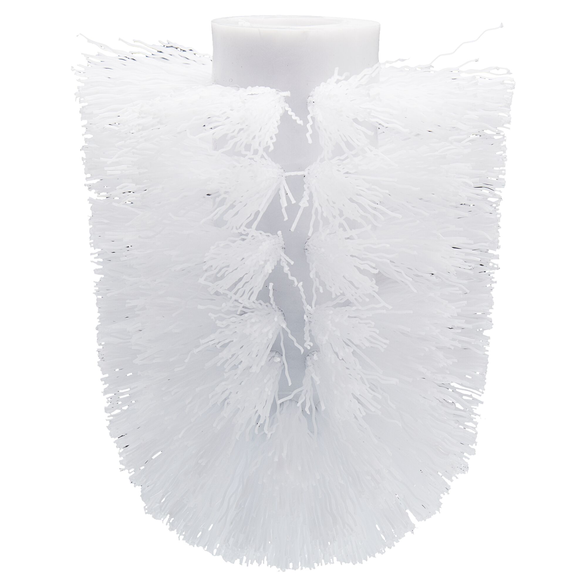 Weißer Ersatzbürstenkopf für Toilettenbürste