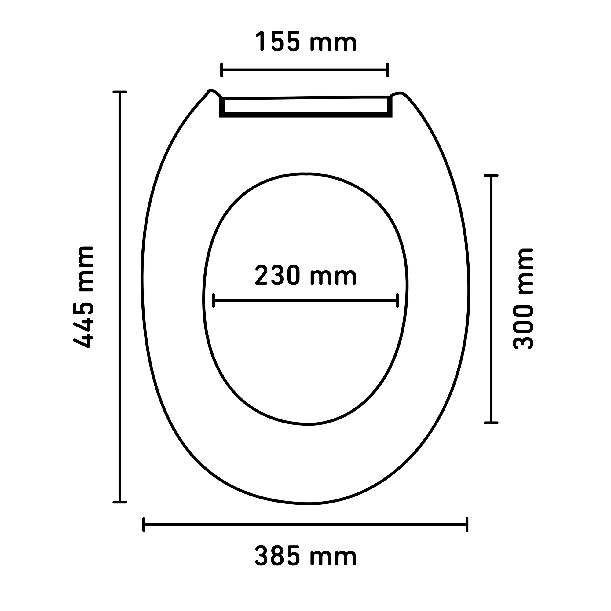 WC-Sitz 'Claudio', weiß + product picture