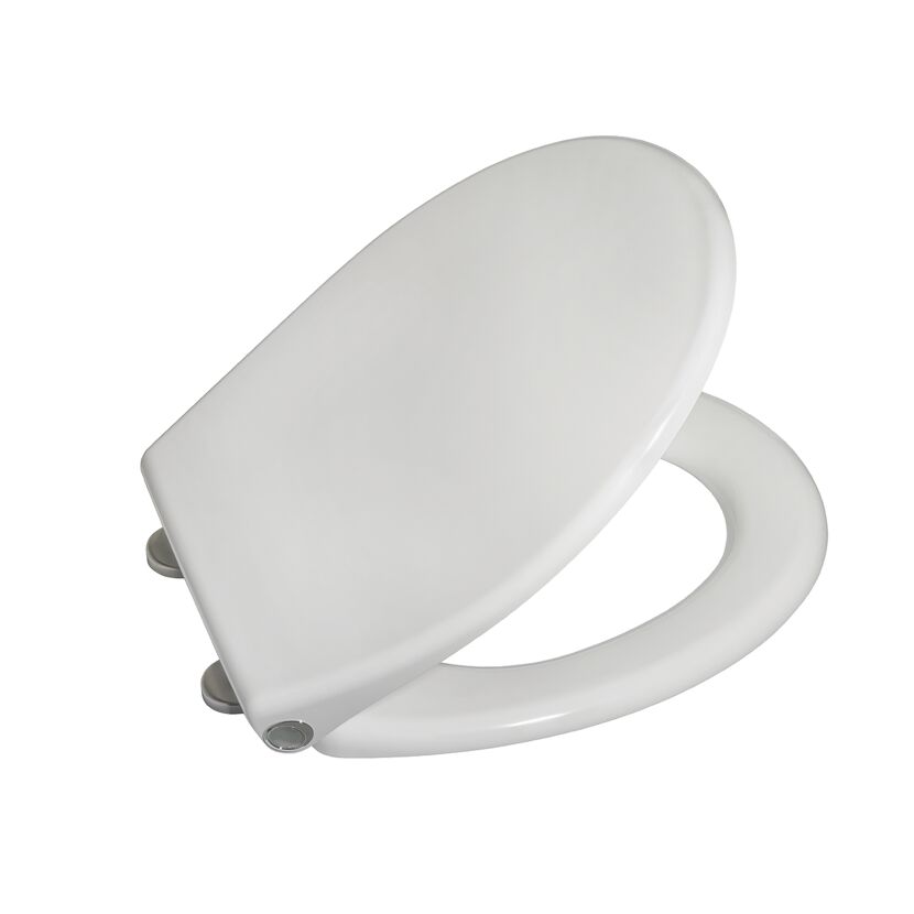 Weißer WC-Sitz