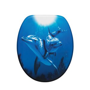 WC-Sitz 'Delfin', blau
