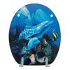 WC-Sitz mit Delfin-Motiv