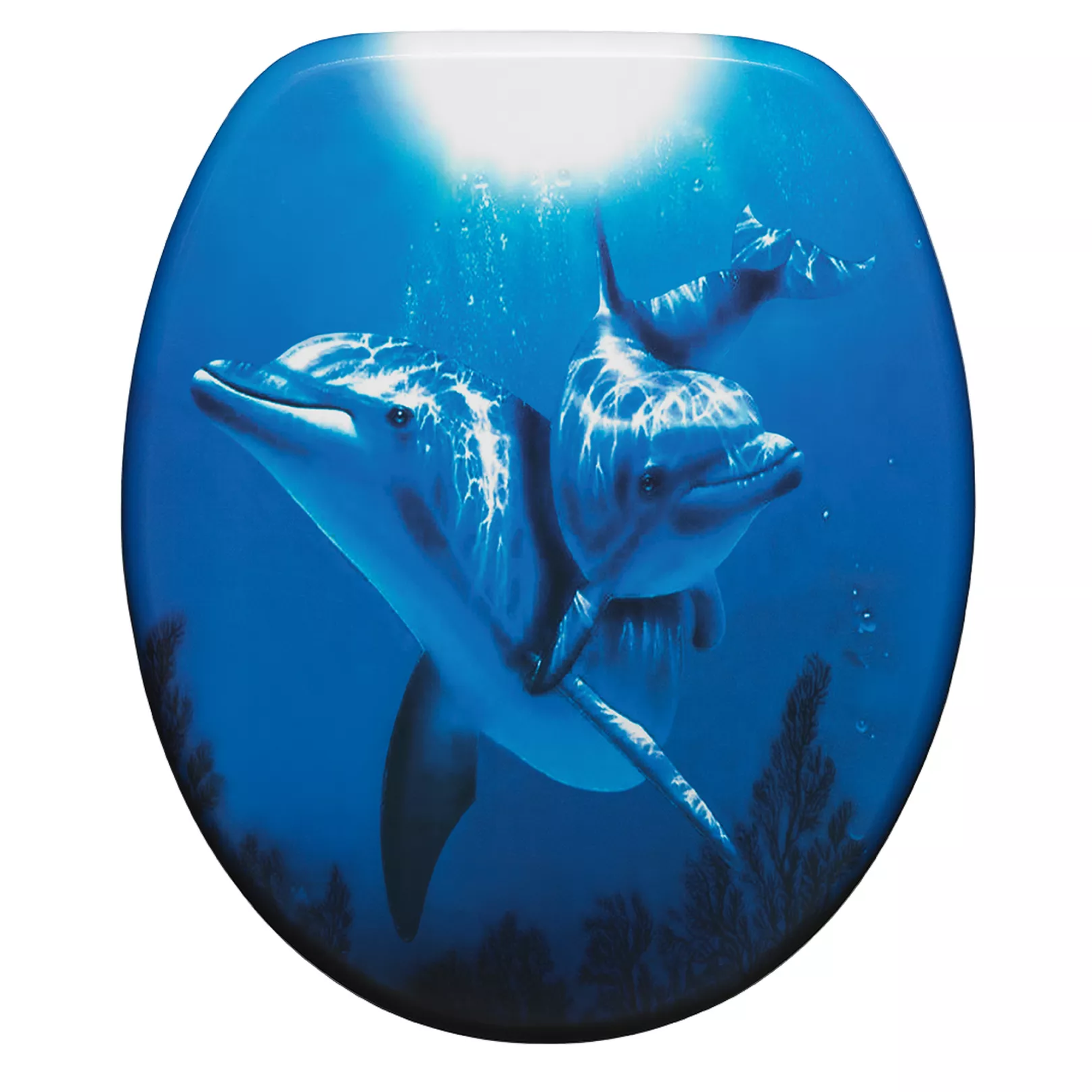 WC-Sitz 'Delfin', blau