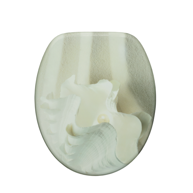 Bild von WC-Sitz 'White Pearl', sand