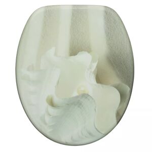 WC-Sitz 'White Pearl' Holzkern