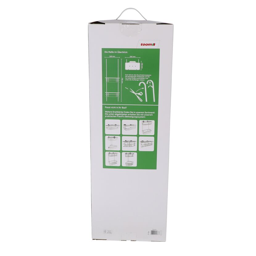 Verpackung Duschkorb toom