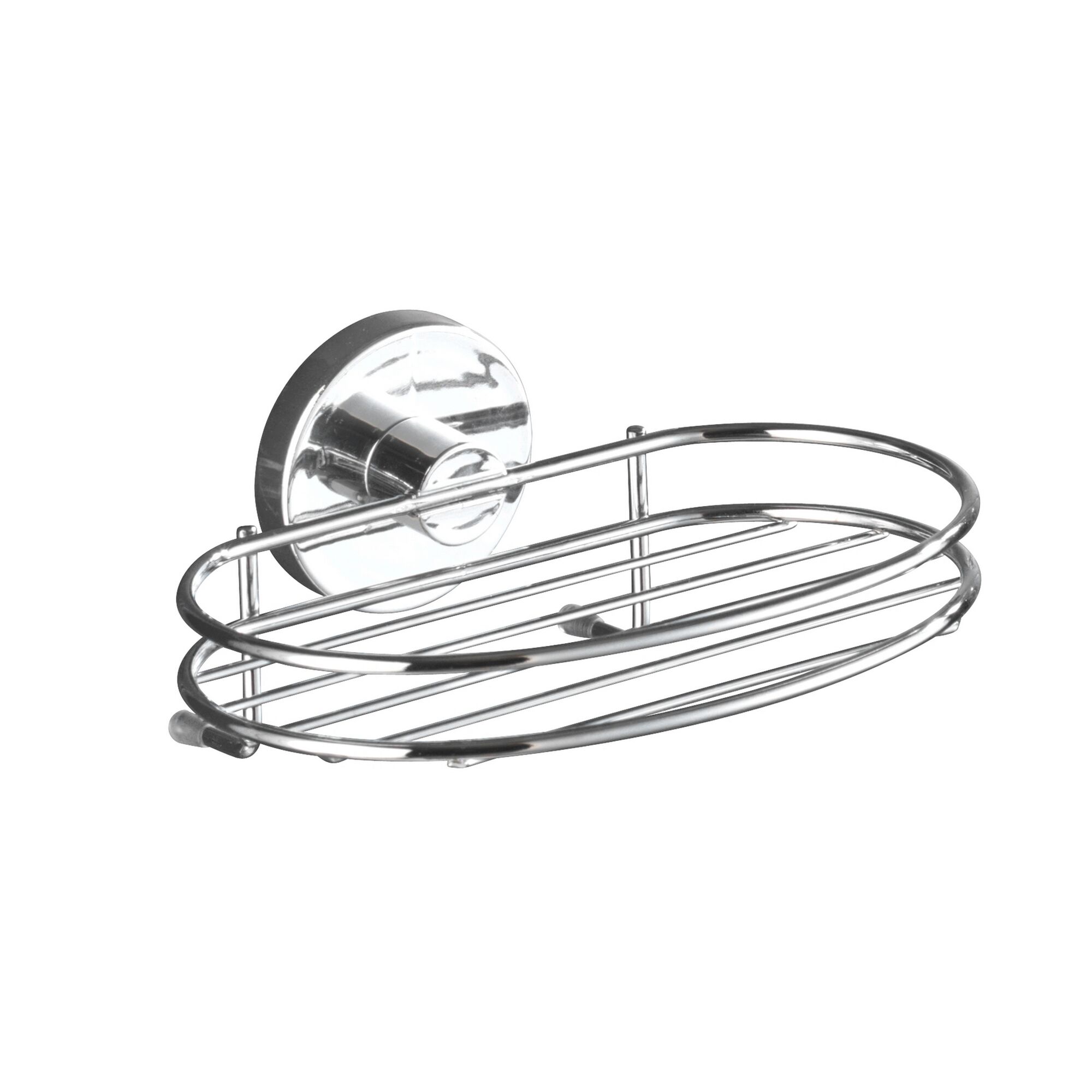 Metall Seifenschale mit Saugnapfhalterung