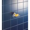 Seifenablage Milazzo mit Seife an blauer Wand
