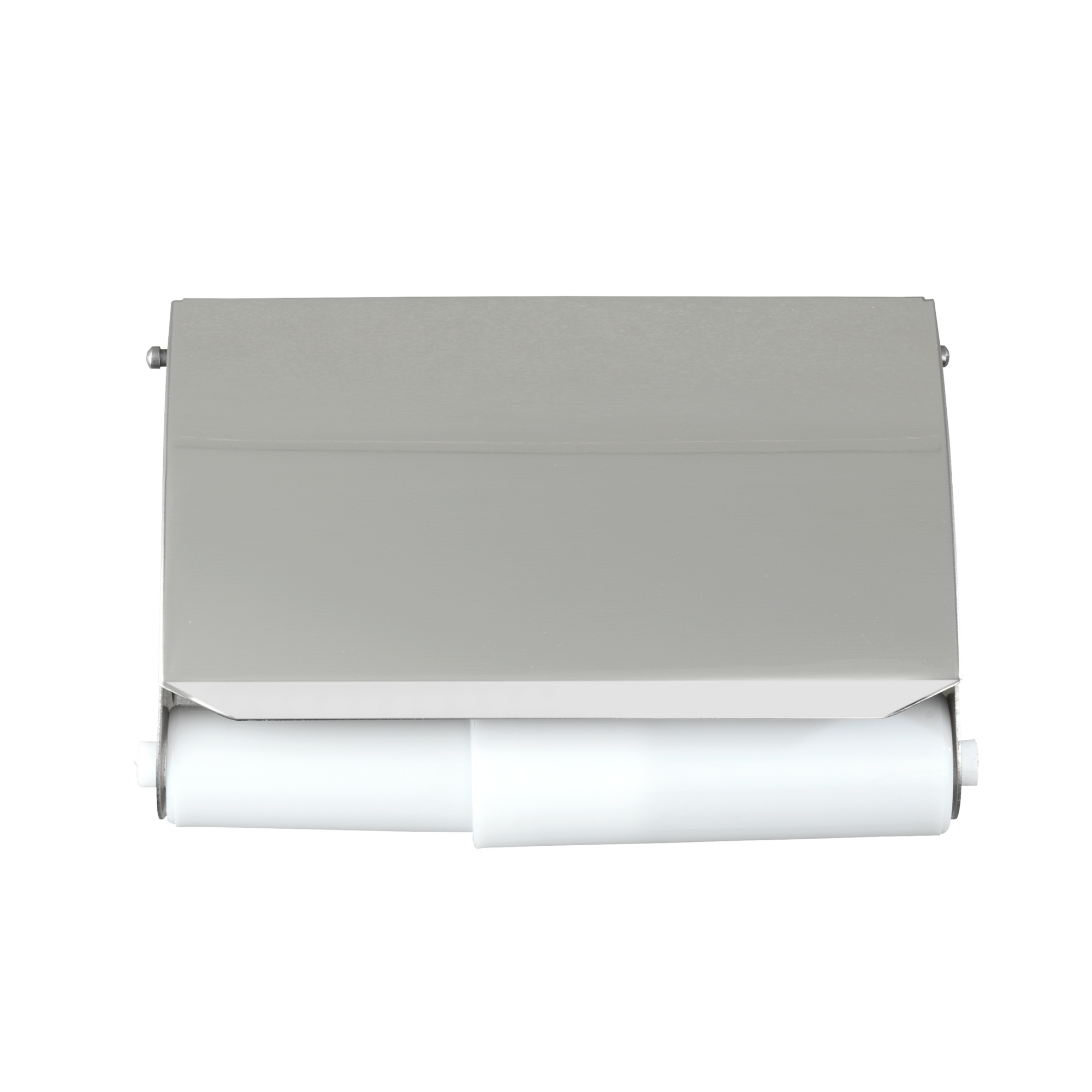 Toilettenpapierhalter 'Basic' Edelstahl rostfrei, mit Deckel + product picture