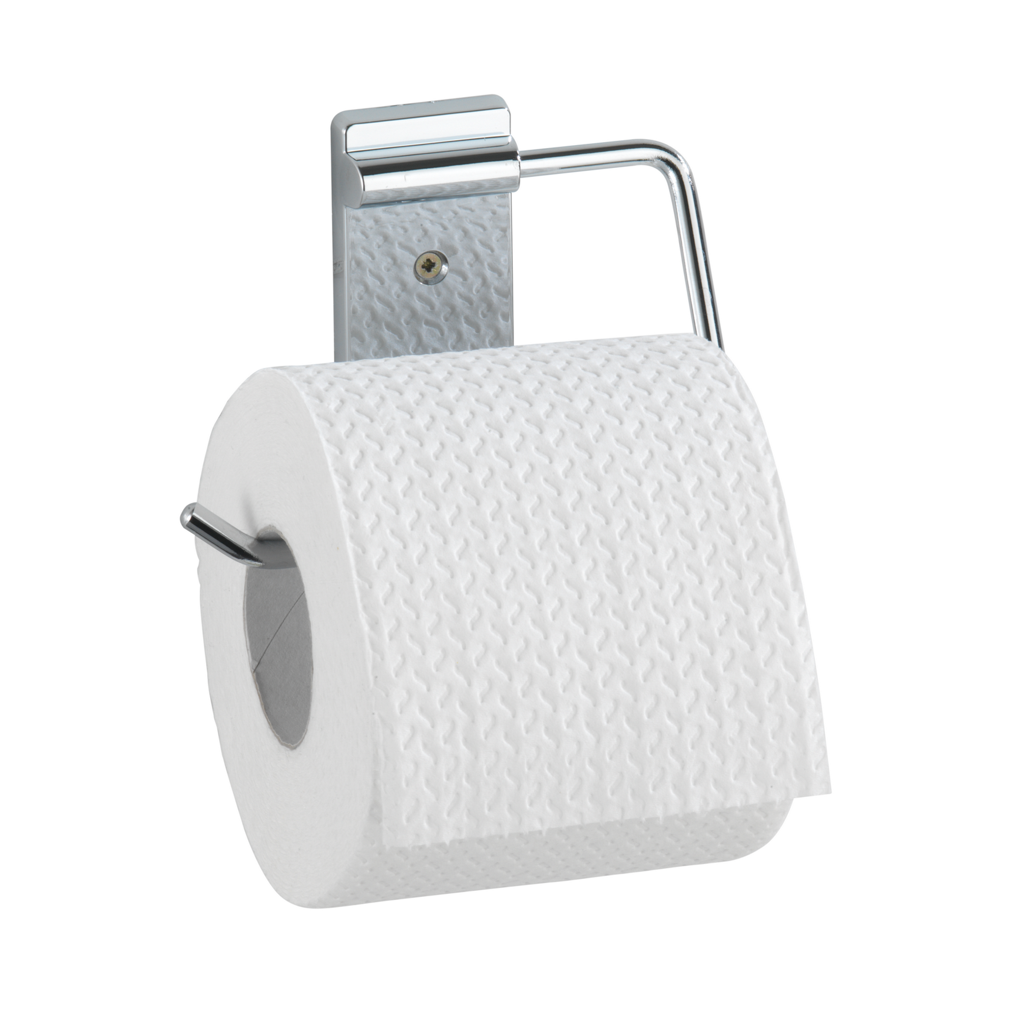 Wenko Toilettenpapierhalter ‚Basic‘ Edelstahl rostfrei glänzend