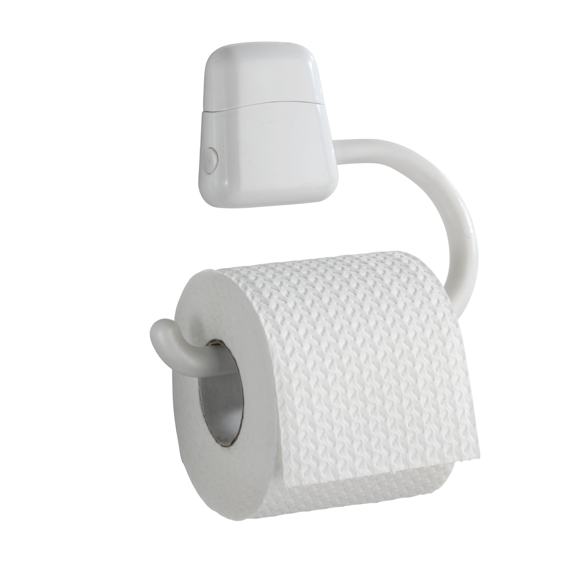 Wenko Toilettenpapierhalter ‚Pure‘ Kunststoff glänzend