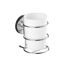Zahnputzbecher Milazzo mit Halterung