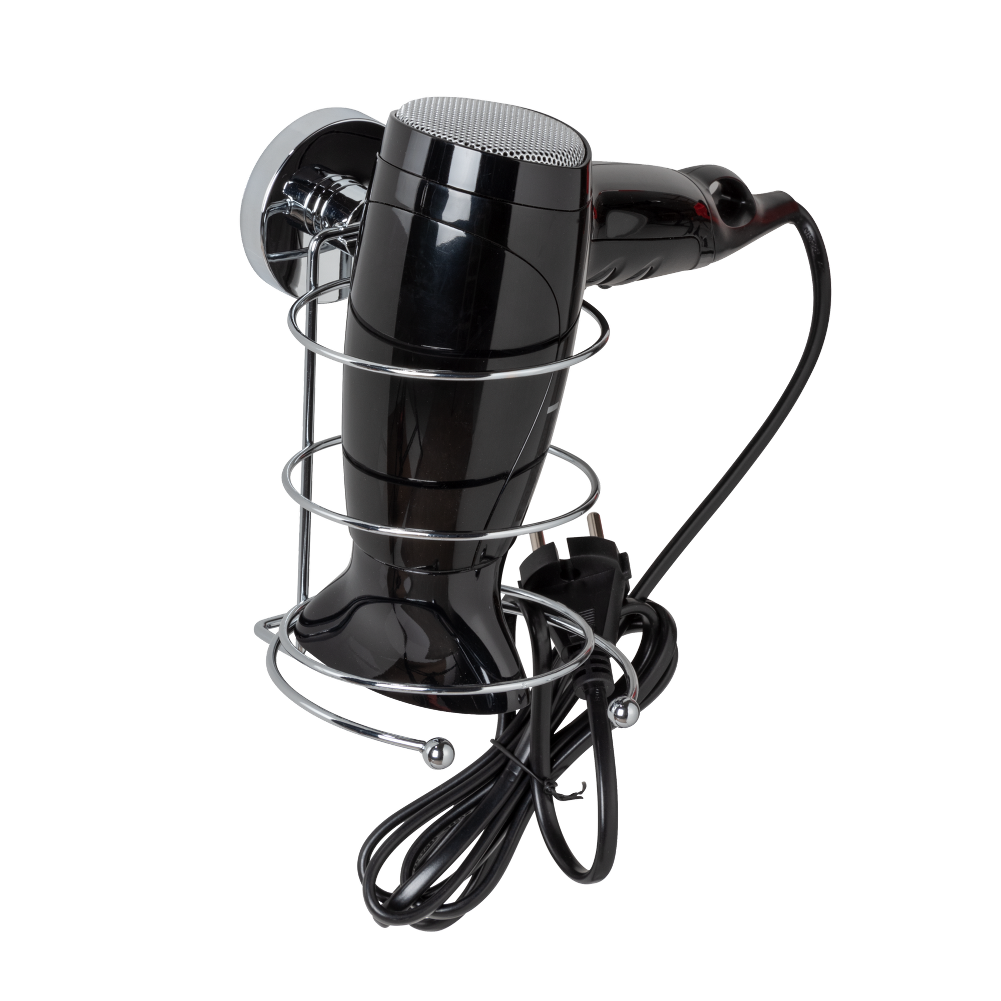 Haartrocknerhalter 'Vacuum-Loc' verchromt glänzend + product picture