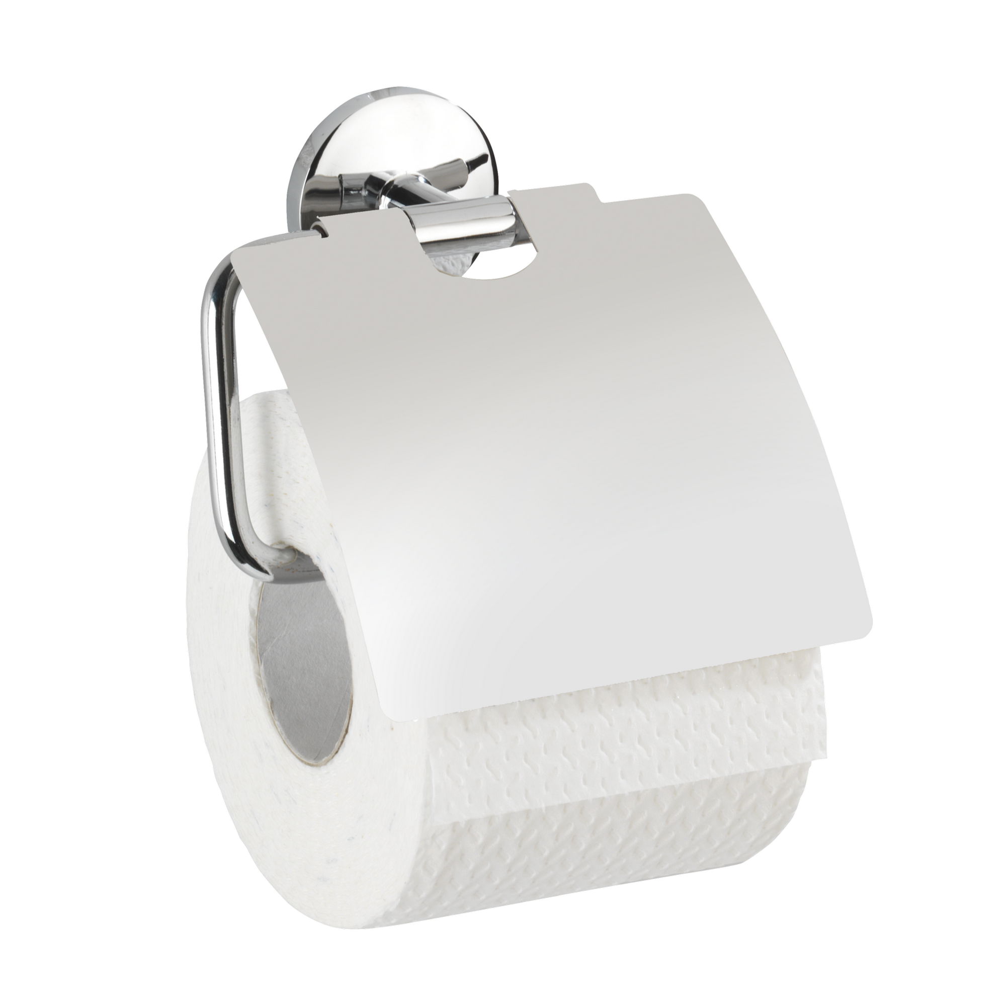 Toilettenpapierhalter 'Cuba Shine' verchromt, mit Deckel + product picture
