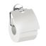 Toilettenpapierhalter mit Deckel Cuba und Toilettenpapier