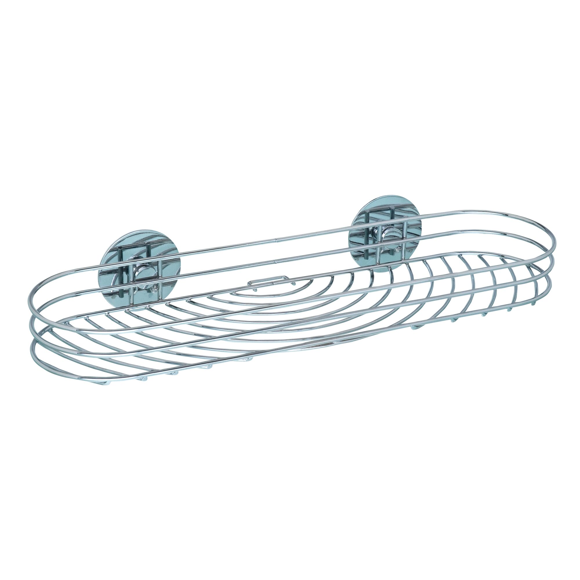 Turbo-Loc Maxiablage, Metallablage mit Saugnäpfen